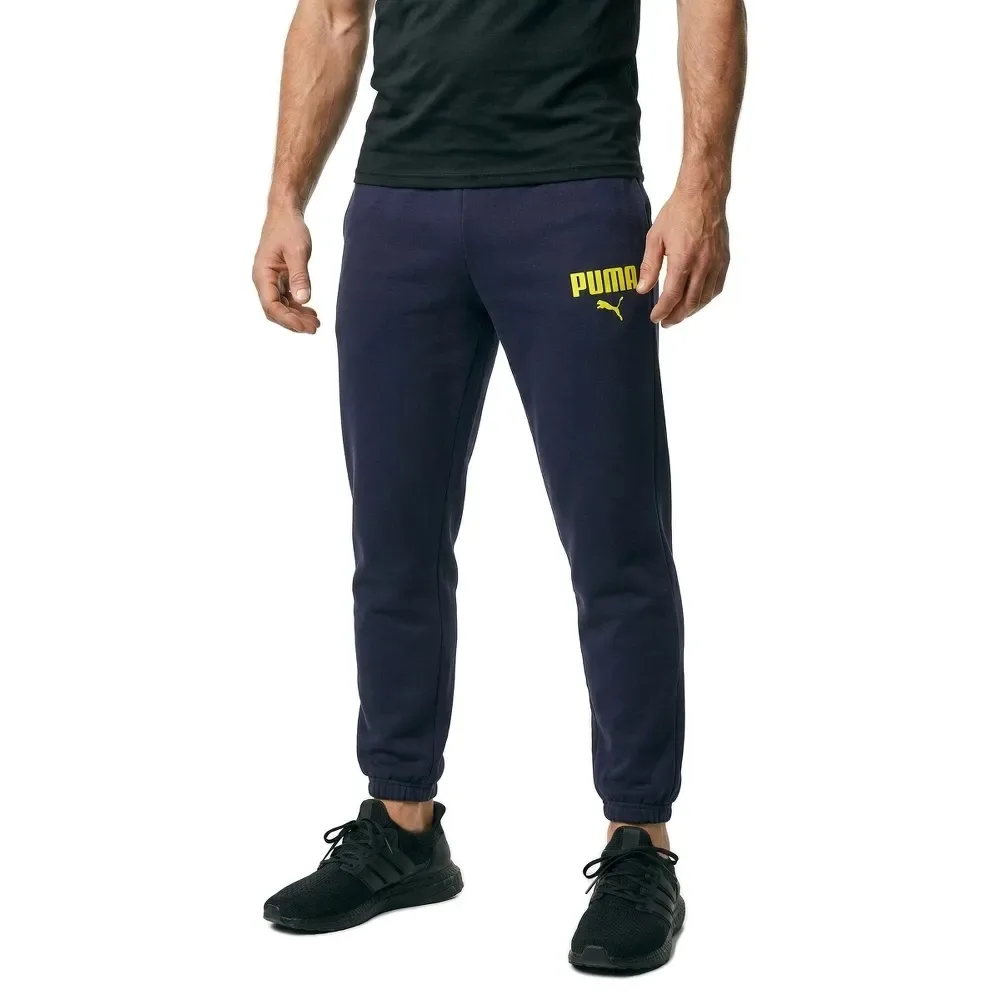 Pantaloni Sportivi Ess Graphic New Navy S - Puma - FashionsVida