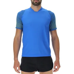 Maglietta A Maniche Corte Running Exceleration Aernet Lapis / Lime XL