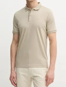 POLO LIQUID TOUCH TEXTURE COLLAR POLO - Calvin Klein - FashionsVida