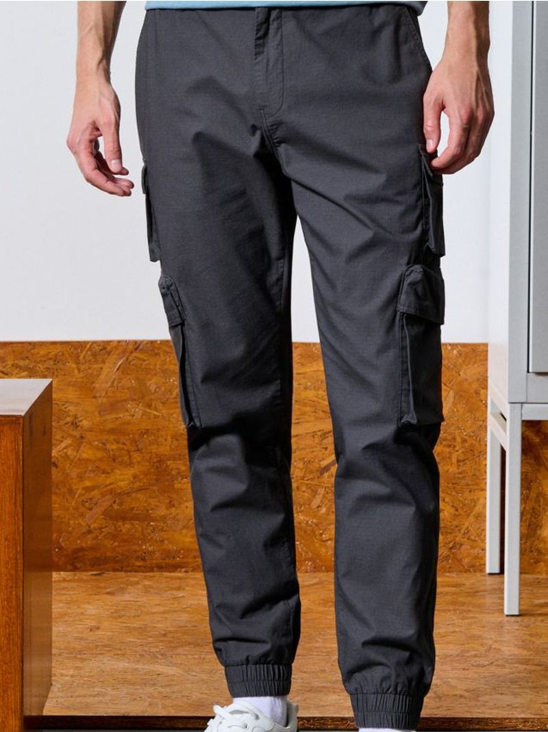 Pantaloni cargo - antracite