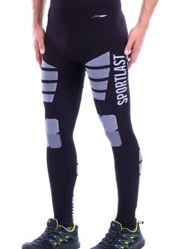 Compression malla larga running hombre Negro (L-XL)