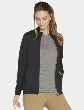 The GO WALK Everywhere Zip Up Jacket Black female - Skechers - FashionsVida