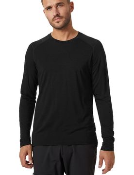Durawool camiseta térmica manga larga hombre Negro (L)