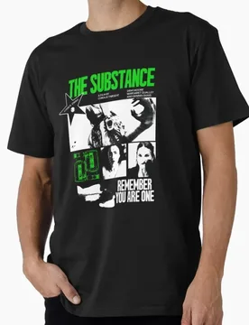 Satirical Body The Substance 2024 Horror movie Gift t shirt 100% cotton print O-Neck Short Sleeve Graphic clothes All size tee - Aliexpress - FashionsVida