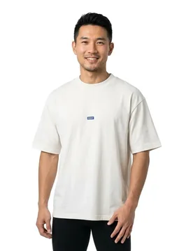 Hugo T-shirt à Manches Courtes Nieros 10257318 Blue Open White XS - Hugo Boss - FashionsVida