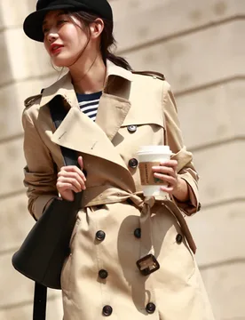 Women Khaki British Casual Medium Long Spring New Trench Coat - Aliexpress - FashionsVida