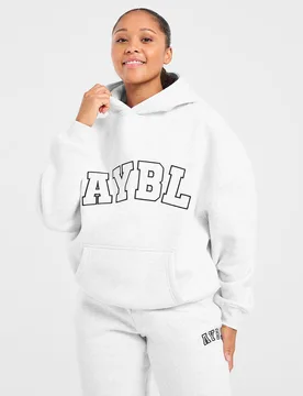 Womens Felpa con Cappuccio Overhead Varsity 2.0 - Grigio, grigio grigio Donna taglia XS - AYBL - FashionsVida