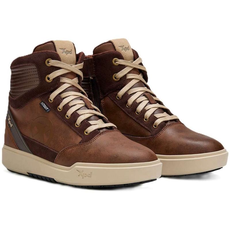 Scarpe Moto MOTO WAY H2OUT Marrone taglia 45