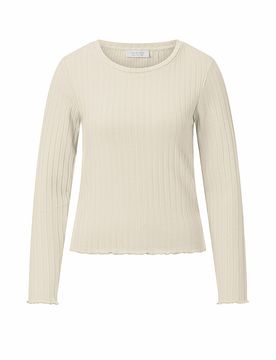 Richroyal Langarmshirt crema M