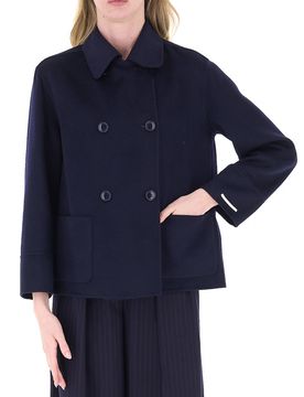 Giacca misto lana BLU NAVY 46