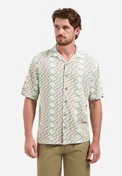 Shirt Short Seeve Jacquard Zigzag mae
