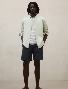 Camisa de vestir de hombre regular fit de algodón - Ecoalf - FashionsVida