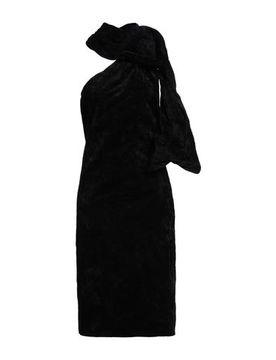 Midi-Kleid Damen Schwarz M,S,XS Damen