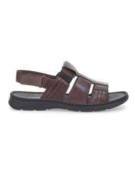 Sandali Marroni Semiaperti da Uomo 7985 44