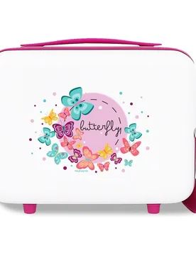 Neceser ABS Enjoy & Smile Happy Time adaptable a trolley con capacidad de 9L - Movom - FashionsVida