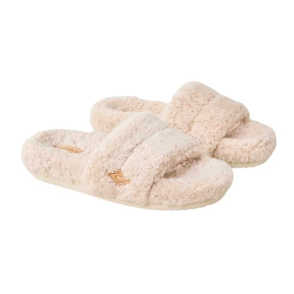 Ciabatte Shorey Shearling Bloom Natural EU 37 - Rip curl - FashionsVida