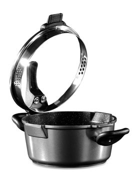 STONELINE FUTURE STONELINE® Kochtopf 20 cm, mit Sieb-Glasdeckel