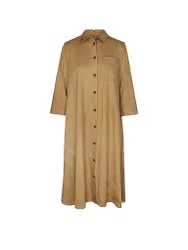 Midikleid marron clair XS
