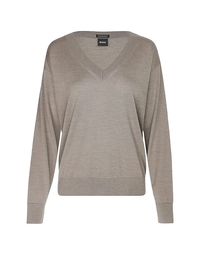 Pullover FREESLYN braun L damen - BOSS - FashionsVida