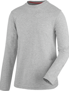 Tee-shirt de travail manches longues Pro gris chiné Gris clair XXL