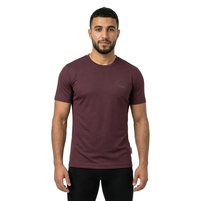 Maglia Da Enduro A Maniche Corte Soft Bordeaux