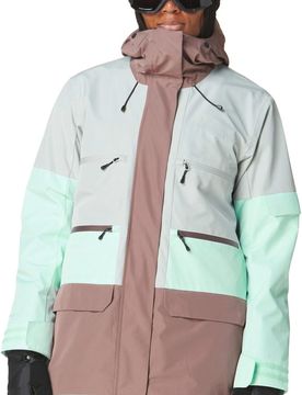 Skijacke U68 Jkt Pigeon Starlight Blue Deep Taupe für Damen Größe S Blau