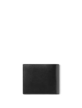 Portefeuille multi-compartiments en cuir lisse