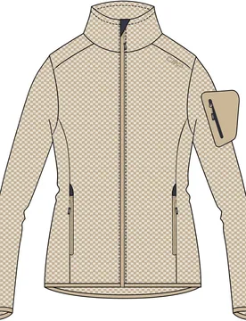 CMP Jacket Damen Midlayer, weiß 42 - CMP - FashionsVida