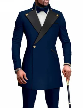 Pieces Men's Business Suits Regular Fit Notch Lapel Prom Tuxedos for Wedding (Blazer+Pants) Pantalones Hombre Men Clothing - Aliexpress - FashionsVida