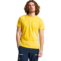 Wind Map Short Sleeve T-shirt Sunset Yellow XS Men