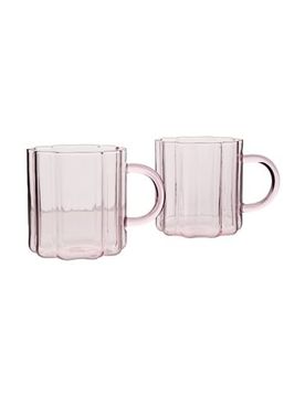Taza y tacita Unisex Rosa -- Unisex