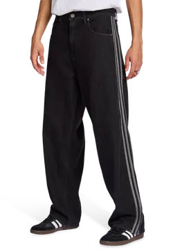 Firebird Uomo - Pantaloni Nero - Taglia S - 30'' - Denim di cotone S - 30'' - Adidas - FashionsVida