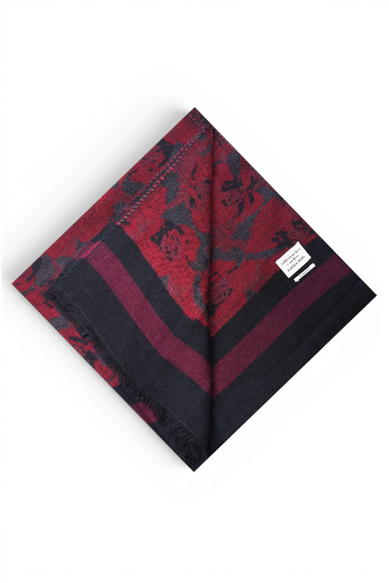 Sciarpa - 480529 - Bordeaux/Nero - ALESSIA SANTI - FashionsVida