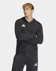 Mens Felpa Entrada26 Con Cappuccio E Zip Integrale - Nero, nero nero Uomo taglia XL