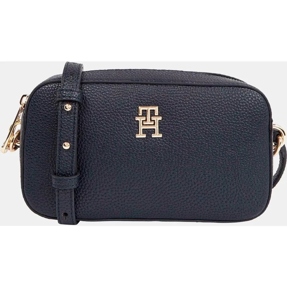 Bandolera mini en con logo TH y cremallera - Tommy Hilfiger - FashionsVida