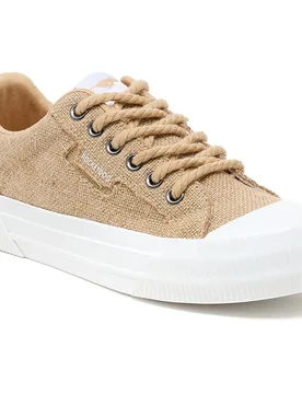 Cheery Heidi Cotton Womens Dark Natural Trainers - Brown - Size Uk 7 - Rocket Dog - FashionsVida