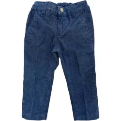 Pantalone Azzurro Velluto EPT6157N