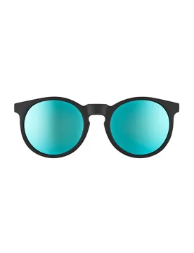 Round Polarised Sunglasses Black male - goodr - FashionsVida