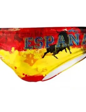 Spain Bull Tag 2015 Swimming Brief Multicolor 5XL Men - TURBO - FashionsVida
