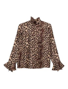 Blusa in seta stampata