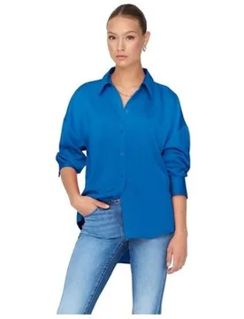 Blusen Marta Oversize Shirt - Super Sonic Eu S;Eu M;Eu L Female - Only - FashionsVida