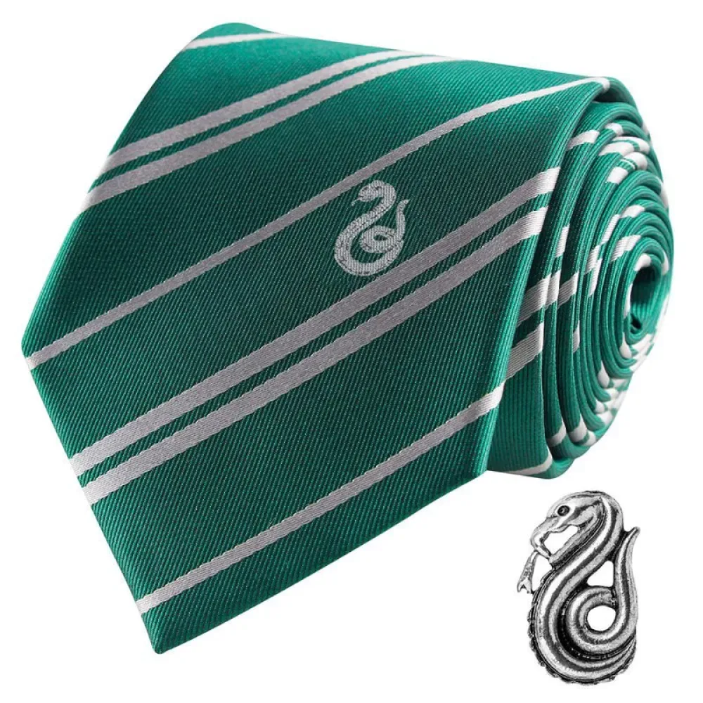 Cravate De Luxe Serpentard Green One Size unisex - Cinereplicas - FashionsVida