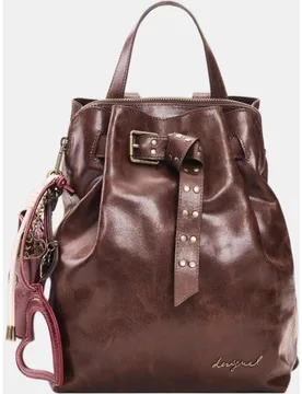 Mochila galaxy pequeña efecto piel - Desigual - FashionsVida