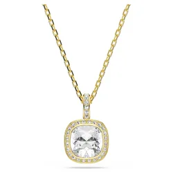 Pendente Una Angelic, Taglio Cushion, Bianco, Finitura oro 18K OS