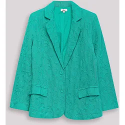 Blazer de mujer bordada entallada Dory