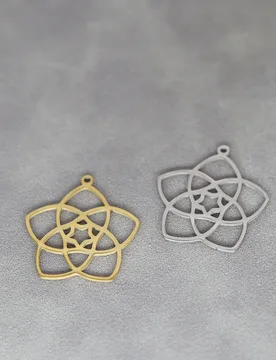 Pcs/lot Artistic Geometric Venus Flower Pendant Stainless Steel Charms Simple Jewelry Birthday Gift Accessories - Aliexpress - FashionsVida