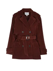 Trenchcoat TSSIKKA rojo oscuro S