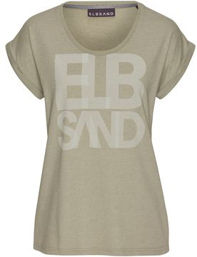 Elbsand Camiseta caqui / oliva