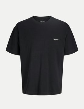 T-shirt mit Rundhalsausschnitt Schwarz M