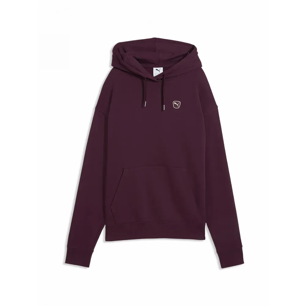 Felpa Con Cappuccio Essential Elevated Comfort Ruby Noir L - Puma - FashionsVida